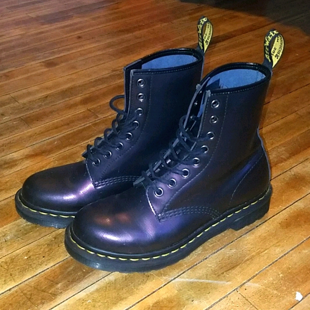 Purple Doc Marten Boots